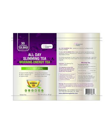 Daytime Slimming Tea - Boost Metabolism & Energy - 30 Days Supply - Buy Online on GoSupps.com
