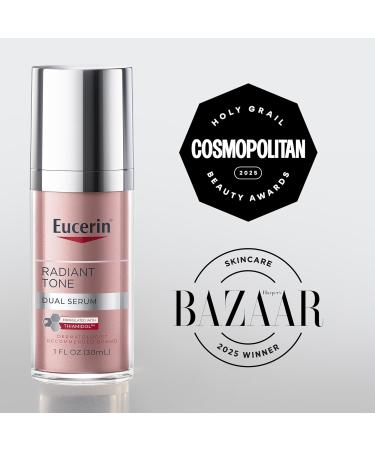 Eucerin Radiant Tone Dual Serum Dark Spot Corrector Dark Spot Serum with Thiamidol and Hyaluronic Acid Helps Visibly Reduce the Look of Persistent Dark Spots 1 Fl Oz Bottle - Buy Online on GoSupps.com