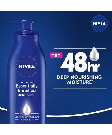 NIVEA Essentially Enriched Body Lotion 2.5 Fl Oz | 48-Hour Moisture for Dry to Very Dry Skin - Buy Online on GoSupps.com