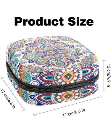 Shop Aesthetic Storage Bags for Women's Bandages - Indian Mandala & Bohemian Patterns | Portable Inserts for Menstrual Products Panty Liners & Tampons - Buy Online on GoSupps.com