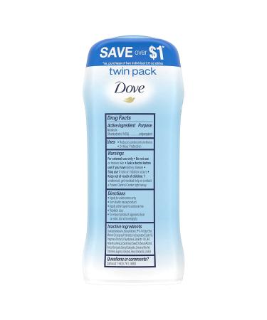 Dove Invisible Solid Antiperspirant Deodorant Stick for Women Original Clean For All Day Underarm Sweat and Odor Protection 2.6 oz 2 Count 5.2 Ounce (Pack of 1) Original - Buy Online on GoSupps.com