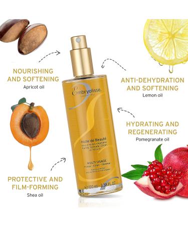 Embryolisse Beauty Facial Oil - 3.38 Fl Oz for Hair, Face & Body - Buy Online on GoSupps.com