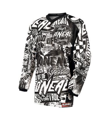 O'NEAL Kids Jersey Element Wild Youth Black Large 0025W-8
