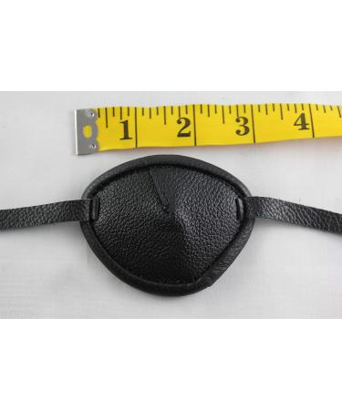 Buy Premium Leather Eyepatch for Left Eye - Full Grain Adjustable Comfortable Sanitary - Made in USA - Buy Online on GoSupps.com