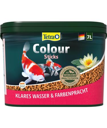 Tetra Pond Colour Sticks - Fish food for pond fish for natural colours and clear water in the pond 7 L bucket - Buy Online on GoSupps.com