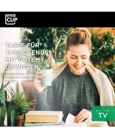 My Tea Cup Wellness Box - Premium 100% Organic Tea Capsules - 4 Selection of Strong Flavours 10 Pods Per Boxed Variety - Herbal Teas Compatible with Nespresso Machines - Fine Gift for All Occasions - Buy Online on GoSupps.com