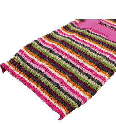 Buy Hrttsy Christmas Dog Sweater | Warm Winter Pet Costume for Small & Medium Dogs - X-Mall Pink Striped Bones - Buy Online on GoSupps.com