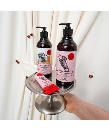  Yope YOPE Natural Body Wash | Cherry & Almond Milk | Moisturizing & Nourishing | Soft Creamy Fragrance | Vegan | Cruelty Free | Dermatologically Tested | 400ml - Buy Online on GoSupps.com