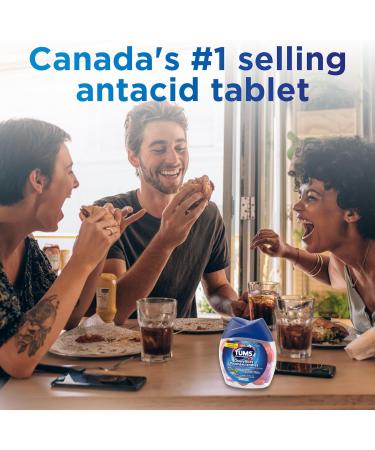 Tums Chewy Bites Assorted berries flavour Antacid for Heartburn Relief 60 Count - Buy Online on GoSupps.com
