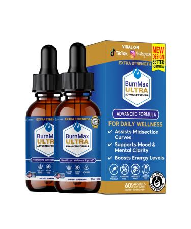 BurnMax Ultra Extra Strength Dietary Supplement Advanced Formula 60 Servings 2 fl oz (2)