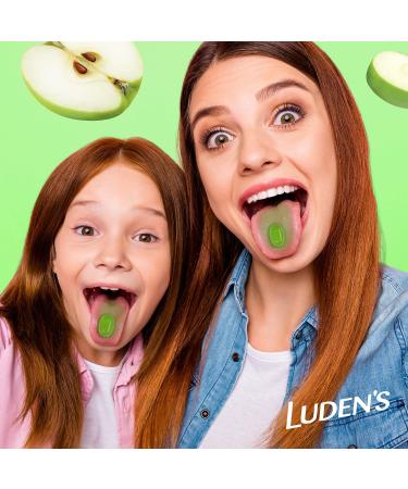 Luden's Green Apple Throat Drops - 25 Count Pack for Soothing Relief - Buy Online on GoSupps.com