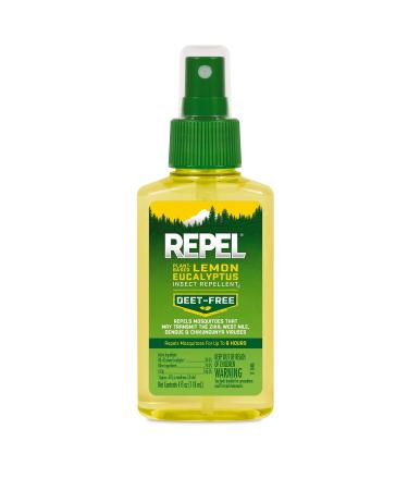 Repel 94109 HG-94109 Lemon Eucalyptus Natural Insect, 4-Ounce Pump Spray, 1 pack, Yellow 1 pack Insect Repellent