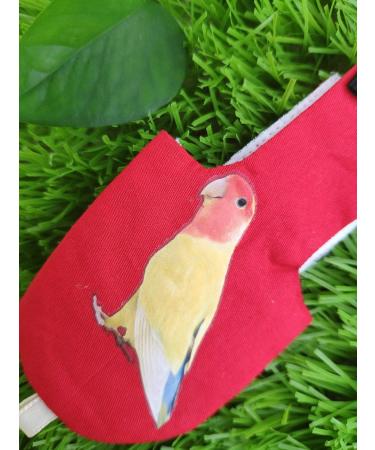 Kuso Reusable Washable Diapers for Parrots | XL Red Kimono Clothing for Budgies Nymphensittich Cockatoos & African Greys - International Shipping Available - Buy Online on GoSupps.com