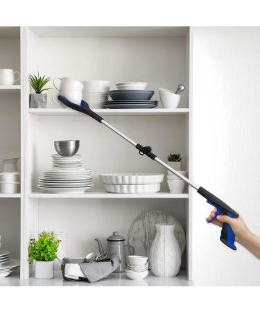 RMS 34 Inch Extra Long Reacher Grabber - Foldable Gripper and Reaching Tool with Rotating Jaw - Buy Online on GoSupps.com