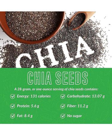 Nature Connect Raw Chia Seeds - 300 GMS Unroasted Chia Seeds for Eating_Packing May Vary - Buy Online on GoSupps.com