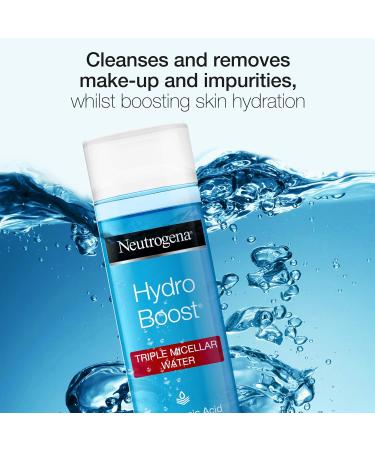 Neutrogena Hydro Boost Triple Micellar Water - Gentle Cleansing and Hydrating Formula - Buy Online on GoSupps.com