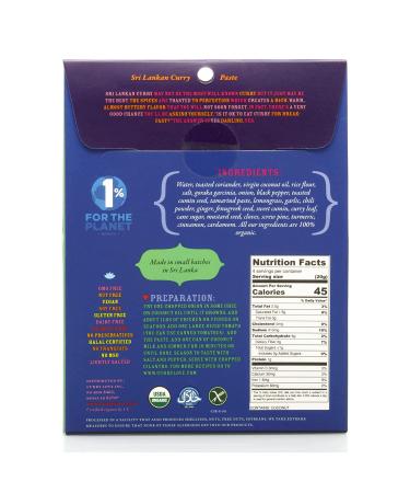 Sri Lankan Curry Paste | Mike's Organic Curry Love | 2.8 oz - Authentic Flavor - Buy Online on GoSupps.com