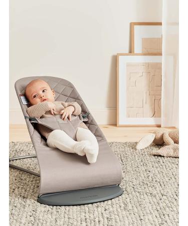 BabyBjorn Bouncer Bliss Cotton Sand Gray - 006017US - Buy Online on GoSupps.com
