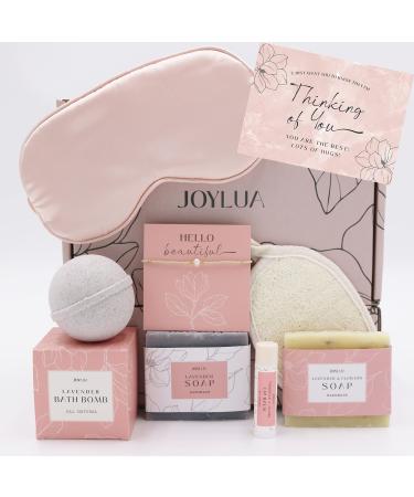 JOYLUA Spa Self Care Gifts for Women Care Package for Women Birthday Gifts for Sister Gifts for Friends Female Best Friend Gifts for Women Get Well Soon Gifts for Women Luxury Relaxing Lavender Gifts for Her