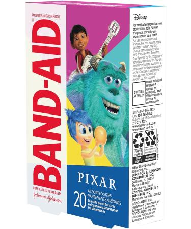 Band-Aid Disney/Pixar Mashup Characters Bandages - Assorted 20 ct - Buy Online on GoSupps.com