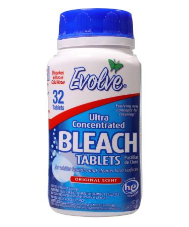 Evolve Concentrated Bleach Tablets,1- 32ct (Original Scent)