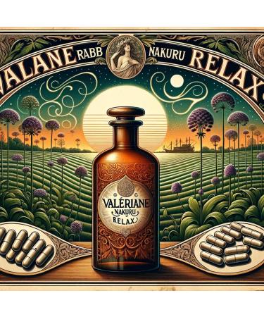 NAKURU | Valerian | Relax Range | Made in France | St. George s Herb! (90 Vegetable Capsules of 380mg/Net Weight: 34g) - Buy Online on GoSupps.com