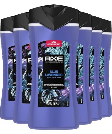 Unilever Benelux AX Fine Fragrance Collection Blue Lavender Shower Gel for 12 hours of freshness with the scent of premium perfume 6 x 300 ml Value pack - Buy Online on GoSupps.com