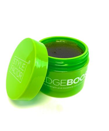 Style Factor Edge Booster Strong Hold Water-Based Pomade - Super Shine & Moisture 3.38oz (EMERALD) Emerald 3.38 Ounce (Pack of 1)