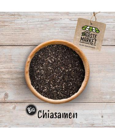 Organic Chia Seeds 100g - Black Salvia Hispanica | Natural Quality | Shop Now! - Buy Online on GoSupps.com