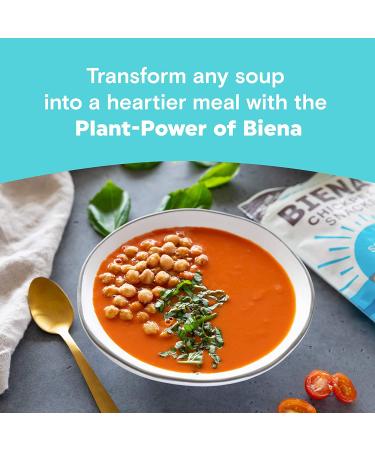 BIENA Chickpea Snacks Sea Salt 5 oz - Gluten Free, Vegan, Dairy Free | Plant Based Protein | Single Pack - Buy Online on GoSupps.com