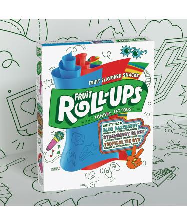 Fruit Roll-Ups Variety Pack - 100 Pouches, 10 ct per Pack - Buy Online on GoSupps.com