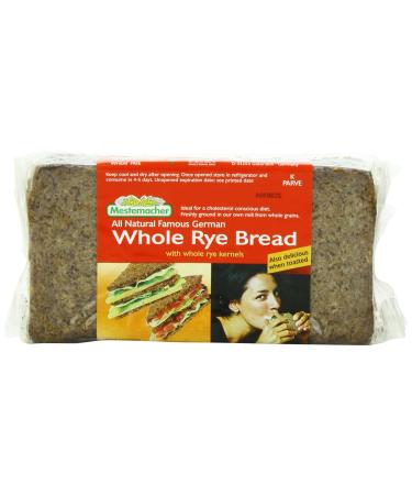 Mestemacher Bread Whole Rye, 17.6-Ounce (Pack of 6) 1.1 Pound (Pack of 6)