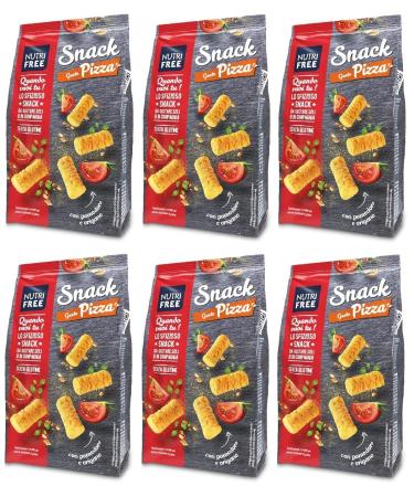 Italian Gourmet E.R. Nutrifree Gluten Free Snacks with Pizza Taste Bread Substitute Lactose Free and Egg Free 100g + Italian Gourmet Polpa di Pomodoro Box 400g