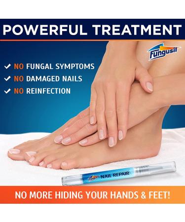 Extra Strong Nail Treatment Pen Set - USA Formulated with Tea Tree Oil, Angelica Dahurica & Glycerin - 4 Pack for Damaged, Cracked or Discolored Nails - 0.1 oz - Buy Online on GoSupps.com