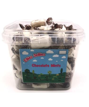 Ellies Jellies Chocolate Mints 680g Square Tub