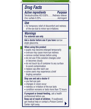 Visine A.C Astringent Redness Reliever Eye Drops 0.5 Fl Oz - Pack of 1 - Buy Online on GoSupps.com