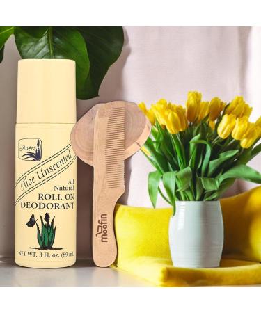 Alvera All Natural Roll-On Deodorant - Aloe Unscented 3 oz | Eco-Friendly & Long-Lasting | International Shipping Available - Buy Online on GoSupps.com