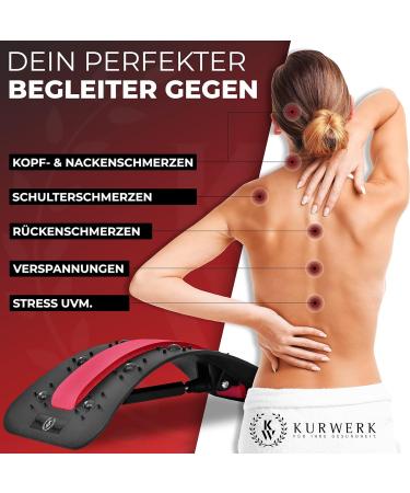 Kurwerk 2024 Premium Back Extensor with Magnetfeld Therapy & German Guidance | Adjustable Device for Back Training - Buy Online on GoSupps.com