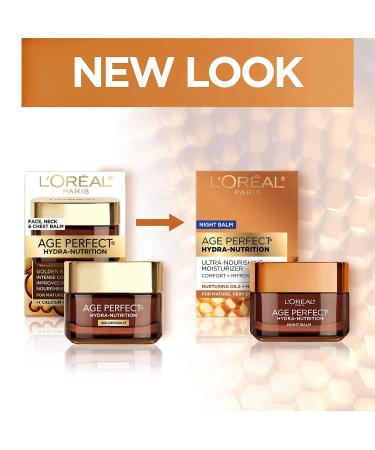 L'Oreal Paris Age Perfect Hydra Nutrition Night Balm - 1.7 oz - Buy Online on GoSupps.com