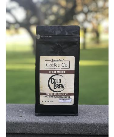 Decaf Mocha Flavored Cold Brew Coffee | 12 oz. Resealable Bag | Inspired Coffee Co - Buy Online on GoSupps.com