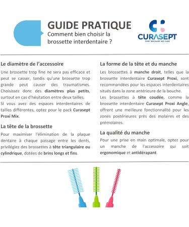 Buy CURASEPT Interdental Brushes Proxi Mix Prevention Angle x5 - Best for Oral Hygiene | Fast International Shipping - Buy Online on GoSupps.com