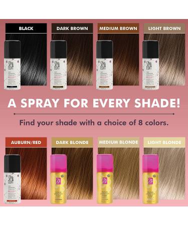 Style Edit Root Touch Up Spray for Light Brown Hair | Gray Coverage Root Concealer | Temporary Light Brown Hair Dye Spray - 0.75 oz Travel Size - Buy Online on GoSupps.com