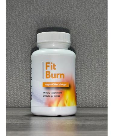 Fit Burn Natural Gummy Supplement with Apple Cider Vinegar & BHB Non-GMO Gluten-Free Dairy-Free Vegetarian Made in The USA - 30 Gummies 1 Month Supply 30 Count (Pack of 1) - Buy Online on GoSupps.com