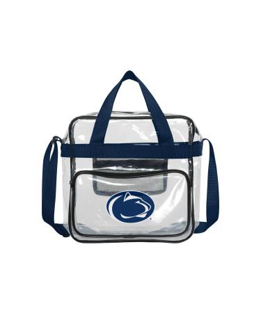 FOCO NCAA Team Logo Clear See Through Stadium High End Messenger Bag Penn State Nittany Lions One Size Team Color