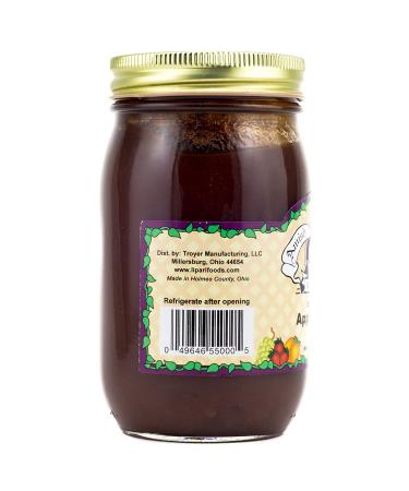 Amish Wedding All Natural Apple Butter 18oz (Pack of 2) - Old Fashioned Recipe - Buy Online on GoSupps.com