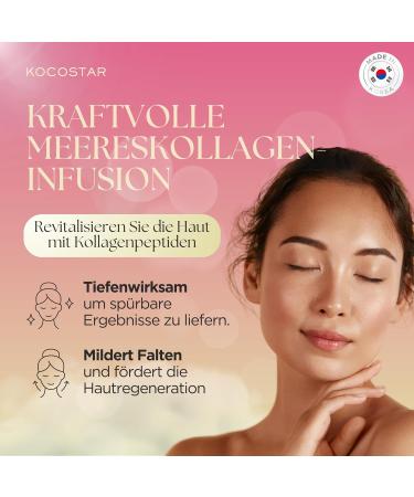  KOCOSTAR KOCOSTAR Happy Hydrogel Mask - 40 Min. Firming Korean Face Mask Sheet for Women with Collagen Extract Water - Moisturizing Collagen Facial Care - A.M. SUNDAY (1 Sheet) - Buy Online on GoSupps.com
