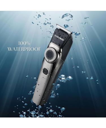 Barberboss Beard Trimmer Men Hair Clippers Men Cordless Mens Grooming Kits Trimmer for Men Waterproof Nose Trimmer Men QR-6089 - Buy Online on GoSupps.com