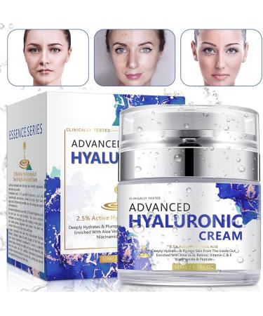  Bexdug Hyaluronic Acid Moisturizer | Daily Firming Face Cream | 1.7 oz Facial Moisturizer for Skin Care to Deeply Nourish Firm and Reveal Bexdug - Buy Online on GoSupps.com