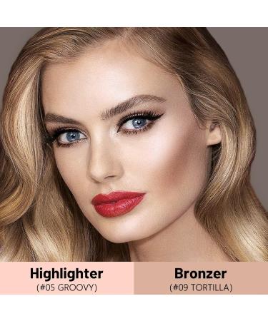 ANGLICOLOR 2 Pcs Contour Stick Bronzer Stick Highlight Stick Highlighting Stick Long Lasting Makeup Face Brightens & Shades Wand Lightweight Highlight Bronzer Makeup for Face Cheek (Fair #05#09) 0509 - Buy Online on GoSupps.com