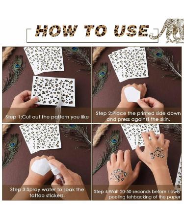 Cheetah & Leopard Headbands with Temporary Tattoos | Halloween Costume Accessories - Buy Online on GoSupps.com